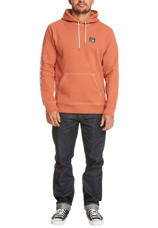 Bluza sportowa męska Quiksilver The Original. Kolor: pomarańczowy. Materiał: bawełna