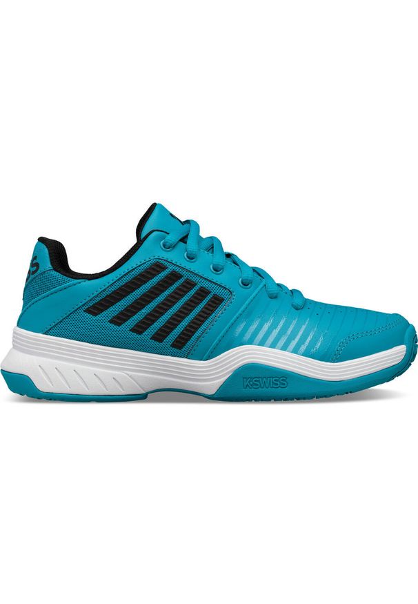 Buty dziecięce K-Swiss court express omni. Kolor: czarny, niebieski, wielokolorowy