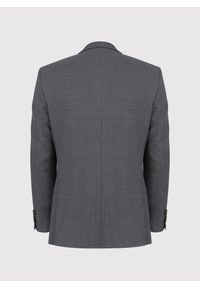 Pako Lorente - PAKO LORENTE – Szara wełniana marynarka garniturowa. Okazja: na ślub cywilny, na wesele. Kolor: szary. Materiał: wełna. Wzór: gładki #6