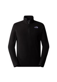 The North Face Polar 100 Glacier 1/4 Zip Nf0A855W4H0. Kolor: czarny. Materiał: polar