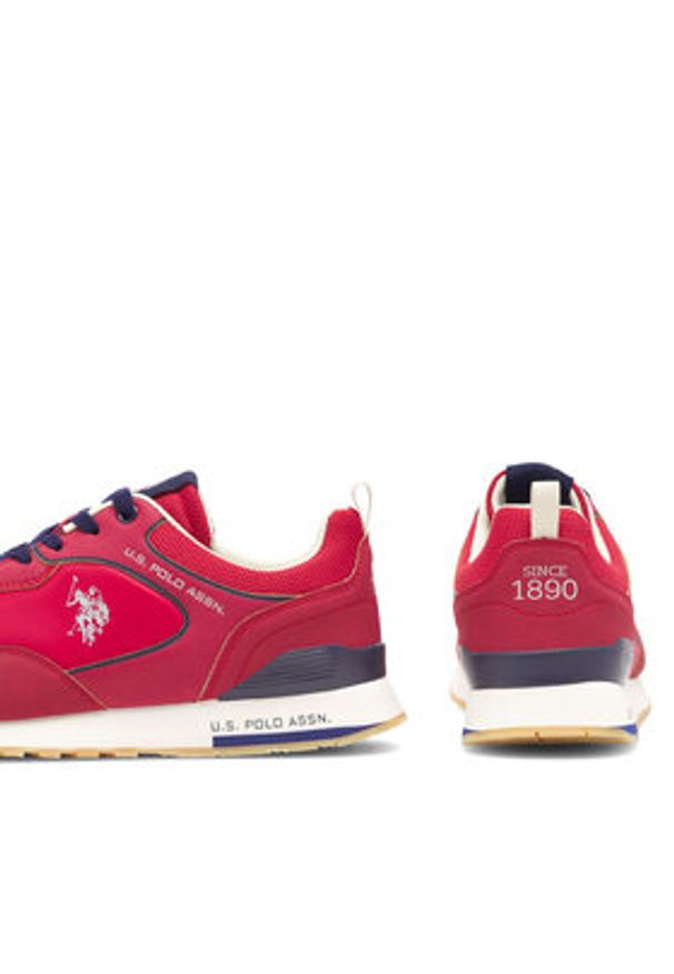 U.S. Polo Assn. Sneakersy TABRY007 Czerwony. Kolor: czerwony. Materiał: materiał