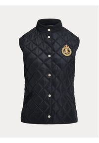 Lauren Ralph Lauren - LAUREN RALPH LAUREN Bezrękawnik 297951276004 Granatowy Straight Fit. Kolor: niebieski. Materiał: syntetyk. Długość rękawa: bez rękawów #4