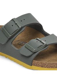 Klapki dla dzieci Birkenstock Arizona Kids Bs. Kolor: zielony. Materiał: syntetyk, materiał