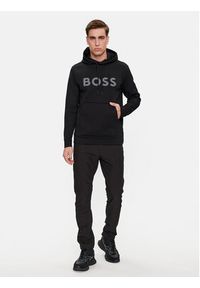 BOSS - Boss Bluza Soody 1 50504750 Czarny Regular Fit. Kolor: czarny. Materiał: bawełna