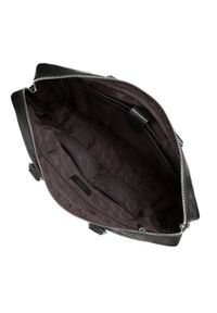 Wittchen - Męska torba na laptopa 13”/14” skórzana z obszyciem czarna. Kolor: czarny. Materiał: skóra. Wzór: aplikacja, haft. Styl: casual, elegancki #4