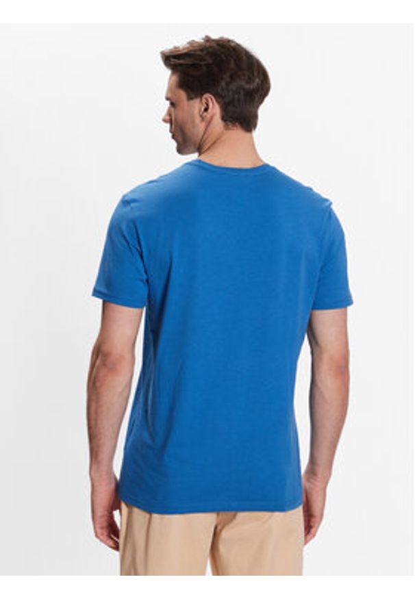 United Colors of Benetton - United Colors Of Benetton T-Shirt 3U53J1F15 Niebieski Regular Fit. Kolor: niebieski. Materiał: bawełna