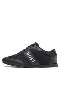 BOSS - Boss Sneakersy Rushman Low 50470180 10199225 01 Czarny. Kolor: czarny. Materiał: materiał #6