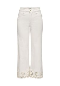only - ONLY Jeansy Madison 15372378 Kremowy Straight Leg. Kolor: kremowy #4