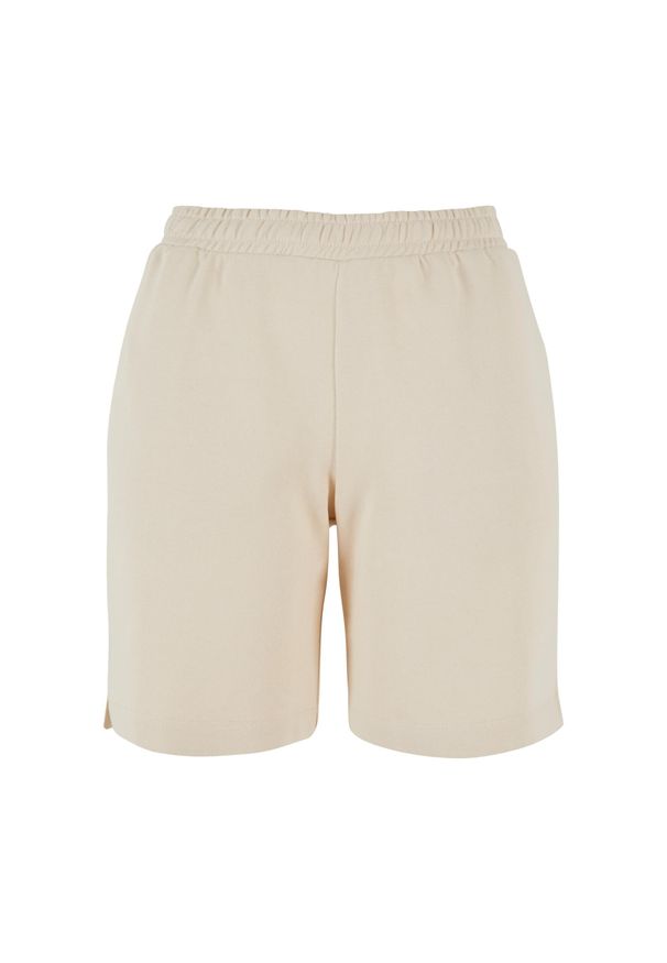 Damskie szorty bermudzkie Urban Classics Organic Terry. Kolor: biały. Materiał: bawełna. Długość: krótkie