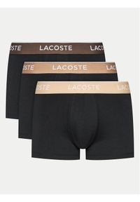 Lacoste Komplet 3 par bokserek 5H3401 Czarny. Kolor: czarny. Materiał: bawełna