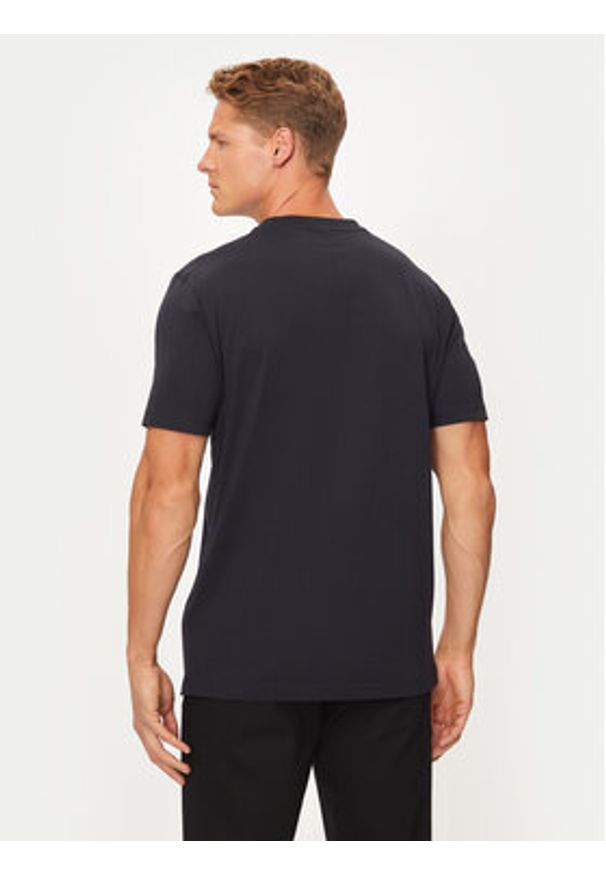 BOSS - Boss T-Shirt 50506373 Granatowy Regular Fit. Kolor: niebieski. Materiał: bawełna