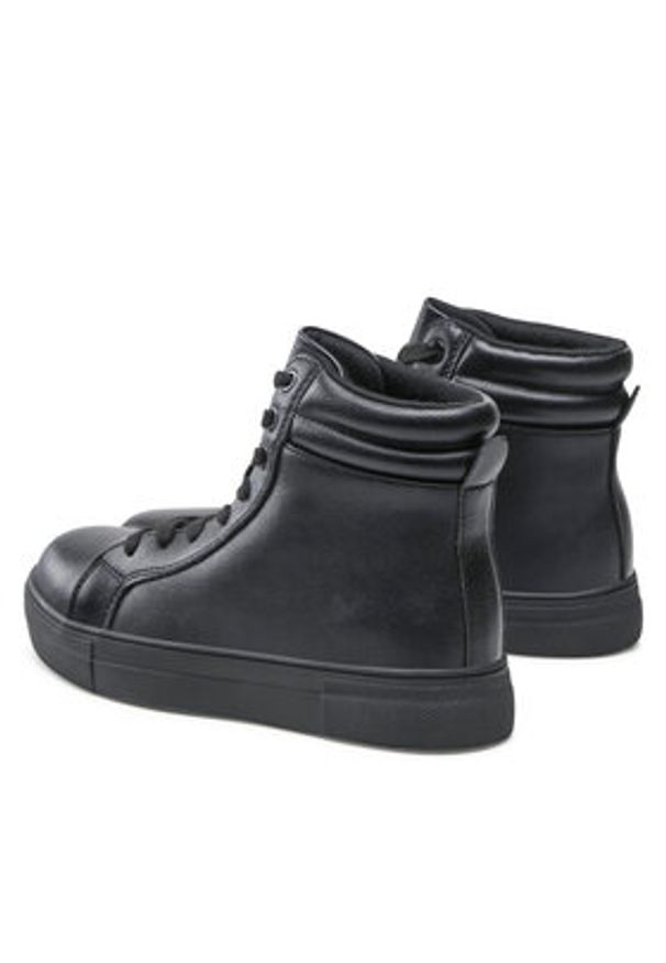 Jenny Fairy Sneakersy WS2158-09 Czarny. Kolor: czarny. Materiał: skóra