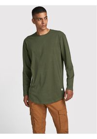 Jack & Jones - Jack&Jones Longsleeve Noa 12190128 Zielony Loose Fit. Kolor: zielony. Materiał: bawełna. Długość rękawa: długi rękaw #1