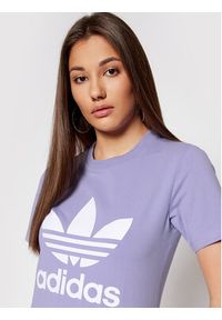 Adidas - adidas T-Shirt adicolor Classics Trefoil GN2905 Fioletowy Regular Fit. Kolor: fioletowy. Materiał: bawełna #2