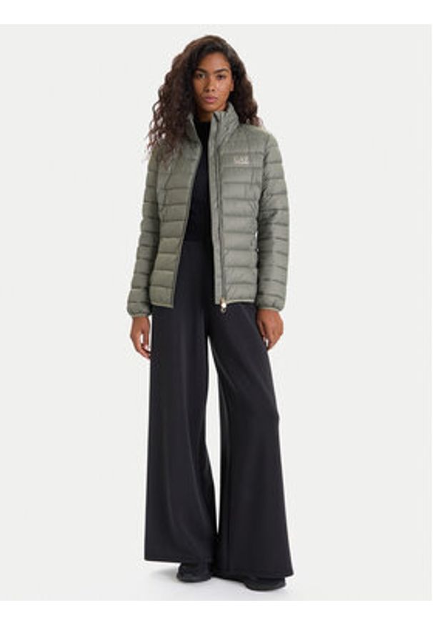 EA7 Emporio Armani Kurtka przejściowa 7W000473 AF12477 U8142 Zielony Slim Fit. Kolor: zielony. Materiał: syntetyk