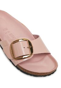 Birkenstock Klapki Madrid Big Buckle Hex 1029448 Różowy. Kolor: różowy. Materiał: skóra #3