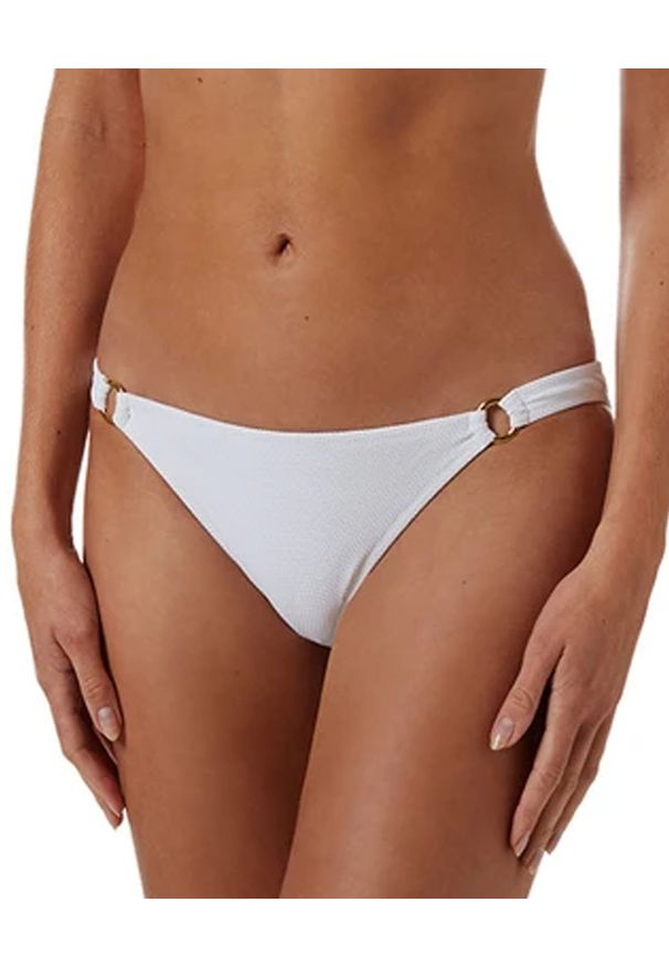 Melissa Odabash - MELISSA ODABASH - Biały dół od bikini Montenegro. Stan: obniżony. Kolor: biały. Materiał: tkanina