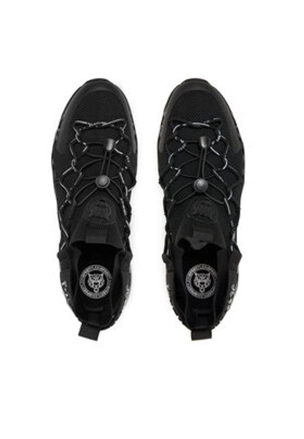 Plein Sport Sneakersy Cyber Thunder FAES USC0842 STE003N Czarny. Kolor: czarny. Materiał: skóra