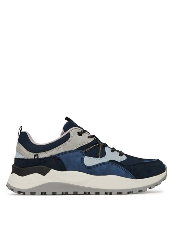Rieker Revolution Lifestyle Sneakersy U1301-14 Granatowy. Kolor: niebieski. Materiał: materiał