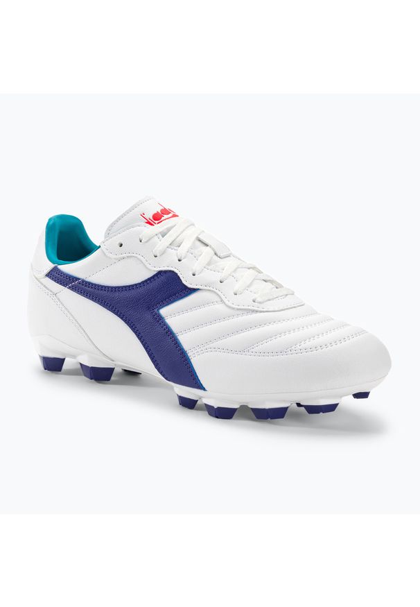 Buty piłkarskie męskie Diadora Brasil 2 R LPU. Kolor: biały. Sport: piłka nożna