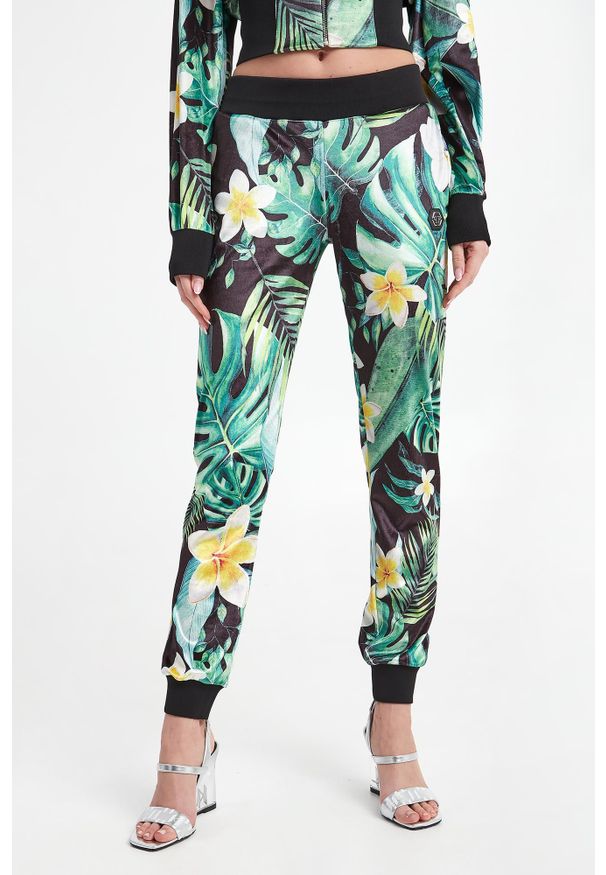 Philipp Plein - Dres damski welwetowy PHILIPP PLEIN. Materiał: dresówka