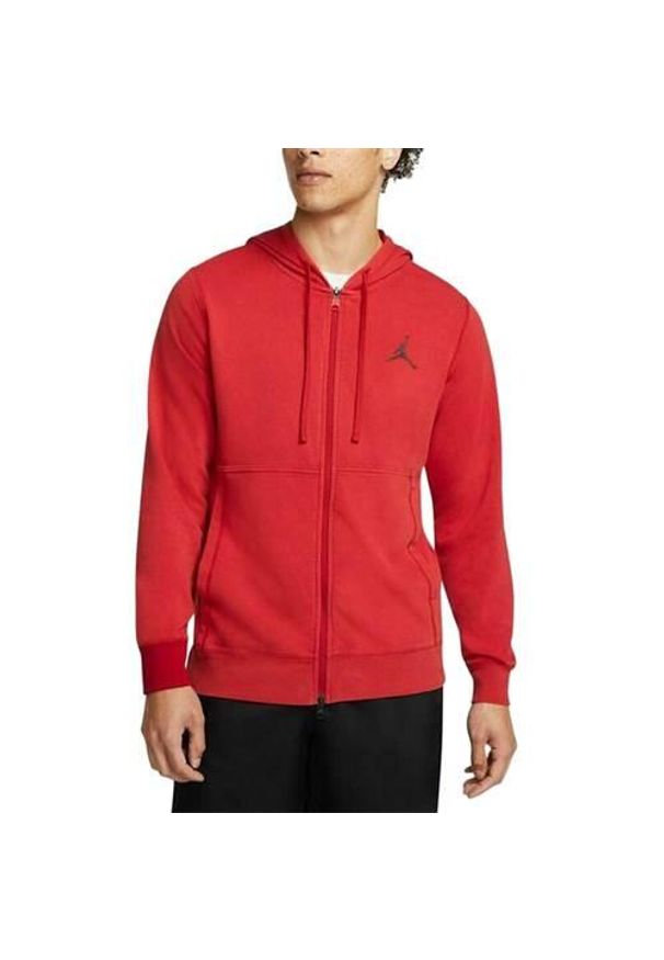 Bluza sportowa męska Nike Jordan Dri Fit Air Fleece. Typ kołnierza: kaptur. Kolor: czerwony. Technologia: Dri-Fit (Nike)