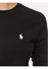 Polo Ralph Lauren Bluzka 211898699003 Czarny Regular Fit. Typ kołnierza: polo. Kolor: czarny. Materiał: bawełna #6