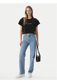 Calvin Klein Underwear T-Shirt LV00QS7656 Czarny Boxy Fit. Kolor: czarny. Materiał: bawełna #5