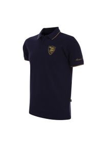 COPA FOOTBALL - AS Roma koszulka polo Heritage Niebieski. Typ kołnierza: polo. Kolor: niebieski. Materiał: materiał. Sport: piłka nożna
