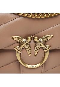 Pinko Torebka Love Baby Puff C AI 23-24 PLTT 100040 A0F2 Beżowy. Kolor: beżowy. Materiał: skórzane #3