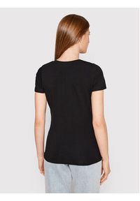 Pepe Jeans T-Shirt PL502711 Czarny Slim Fit. Kolor: czarny. Materiał: bawełna