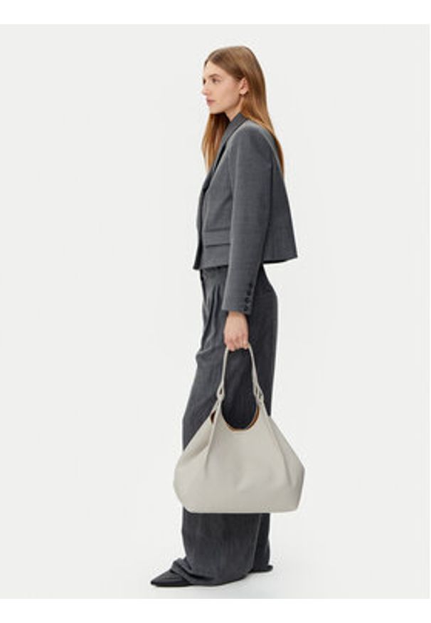 Gianni Chiarini Torebka Dua BS 9720 RNGDBL Szary. Kolor: szary. Materiał: skórzane