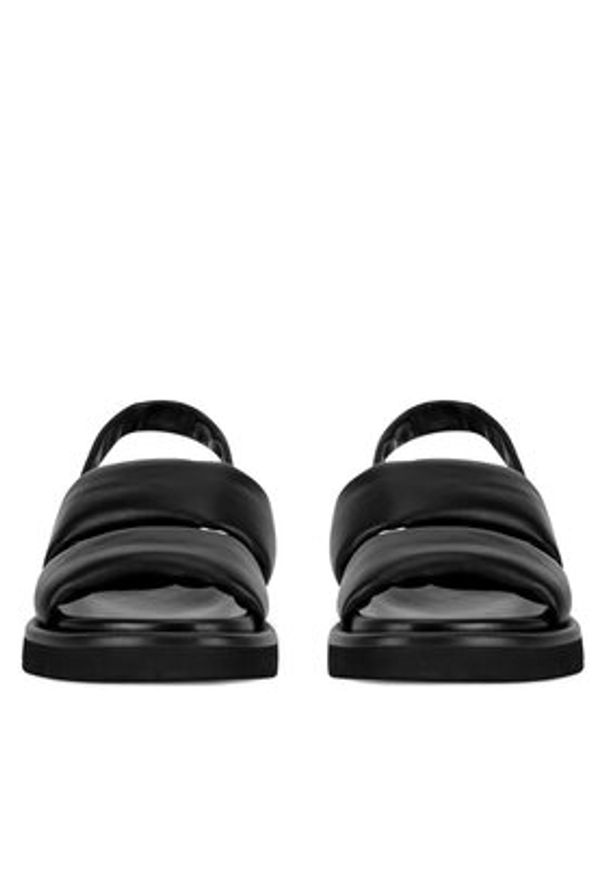 Badura Sandały PEONY-V175-16-2 Czarny. Kolor: czarny. Materiał: skóra