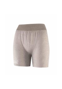 Spodenki damskie do spania z dodatkiem lnu Brubeck COMFORT NIGHT. Kolor: beżowy. Materiał: lyocell, len, poliester. Sport: turystyka piesza