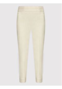 PESERICO - Peserico Spodnie materiałowe P04634J0 Beżowy Regular Fit. Kolor: beżowy. Materiał: materiał, bawełna