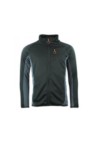 PEAK MOUNTAIN - Kurtka polarshell Peak Mountain. Kolor: szary, czarny, wielokolorowy. Sport: turystyka piesza #1