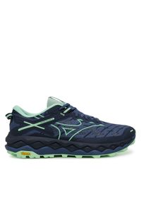 Mizuno Buty do biegania Wave Mujin 10 J1GJ2470 Granatowy. Kolor: niebieski. Materiał: materiał. Model: Mizuno Wave