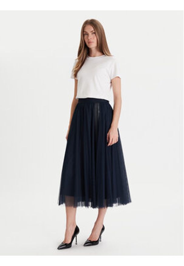 JOOP! Spódnica tiulowa 58 252S58Fridi 30046657 Granatowy Regular Fit. Kolor: niebieski. Materiał: syntetyk