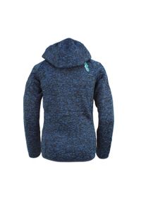 PEAK MOUNTAIN - Bluza z polaru dla dziewczynki Peak Mountain Gatora. Kolor: niebieski. Materiał: polar. Sezon: zima. Sport: narciarstwo #2