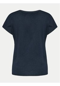 Tatuum T-Shirt Evelyn T2409.052 Granatowy Regular Fit. Kolor: niebieski. Materiał: wiskoza