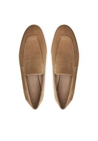 Max Mara Mokasyny Softloafers 2424526311600 Beżowy. Kolor: beżowy. Materiał: zamsz, skóra #2