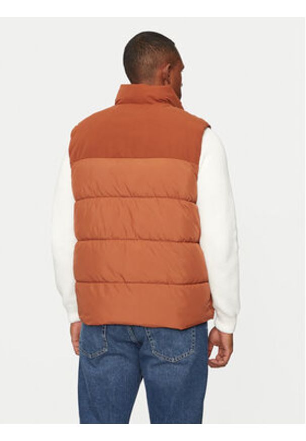 Jack & Jones Bezrękawnik Moon 12256860 Brązowy Regular Fit. Kolor: brązowy. Materiał: syntetyk. Długość rękawa: bez rękawów