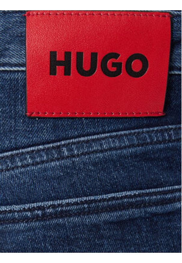 Hugo - HUGO Jeansy 50542689 Granatowy Slim Fit. Kolor: niebieski