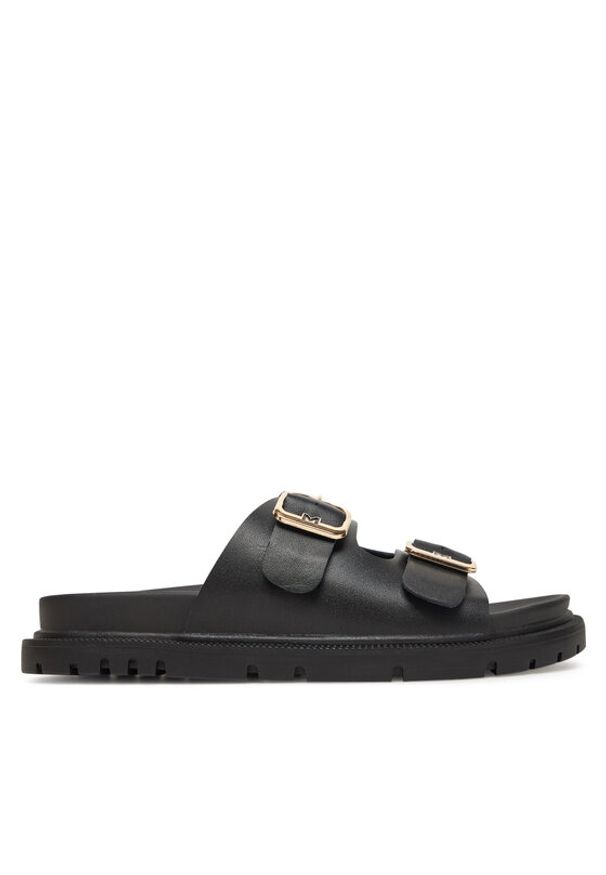 MEXX Klapki EO-MX/021C-HY Czarny. Kolor: czarny. Materiał: skóra