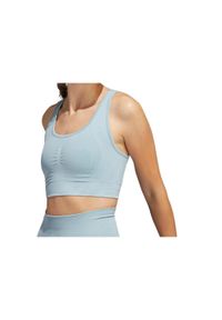 Top sportowy damski Adidas Performance Formotion. Kolor: niebieski