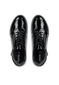 Geox Sneakersy D Calithe D36N0A 06722 C9999 Czarny. Kolor: czarny. Materiał: zamsz, skóra #4