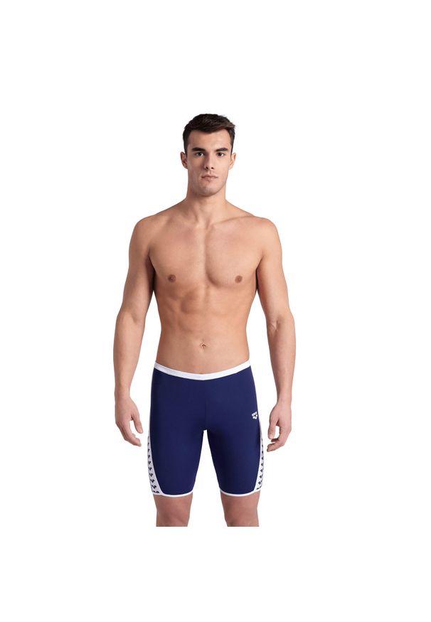 Spodenki Treningowe Arena Icons Swim Jammer Solid. Kolor: niebieski, wielokolorowy, biały