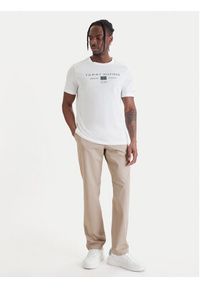 TOMMY HILFIGER - Tommy Hilfiger T-Shirt Brand Love MW0MW42365 Biały Regular Fit. Kolor: biały. Materiał: bawełna #3