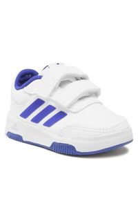 Adidas - adidas Sneakersy Tensaur Sport Training Hook and Loop Shoes H06301 Biały. Kolor: biały. Materiał: skóra #3