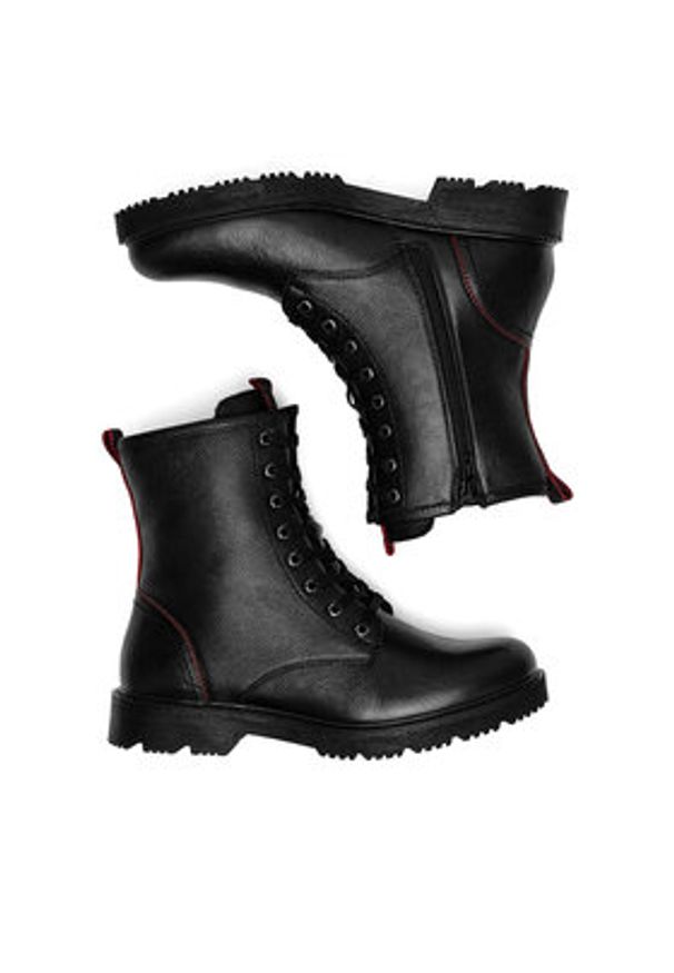 Lasocki Trzewiki WI23-GHADI-06 Czarny. Kolor: czarny. Materiał: skóra